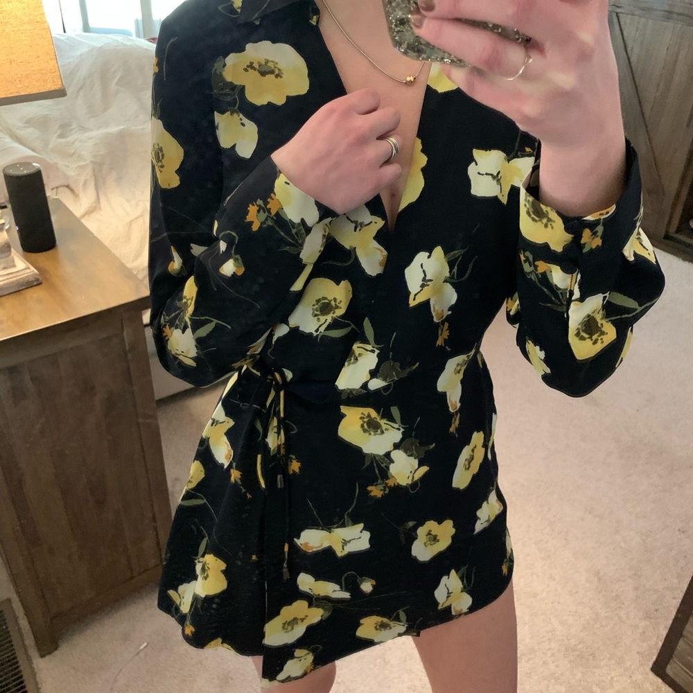 Moon river romper dress